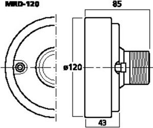 MRD-120 Horn driver Drawing 1024