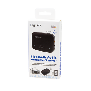 BT0050 Bluetooth lydsender og modtager med håndfri funktion, sort