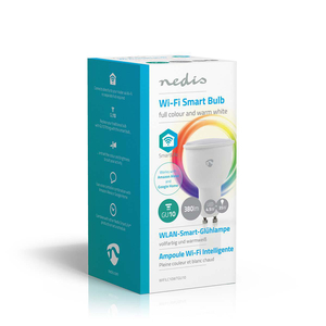 N-WIFILC10WTGU10 Smart LED-pære med Wi-Fi | Fuldfarve og varm hvid | GU10