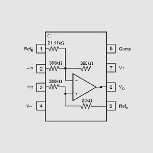 INA121P Instr-Amp G:1-10000 &gt;96dB DIP8 INA117_