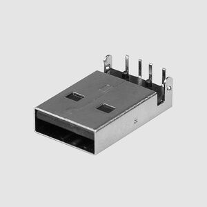 USB-3AP USB Buchse 3xA print 90&deg;  USB-ALP