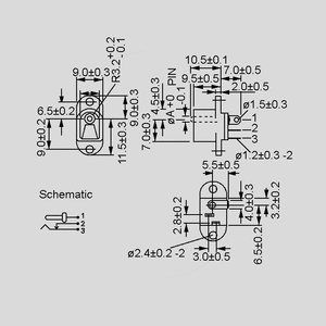 W11637 DC-Power Socket 2,5/5,5mm. DC13_