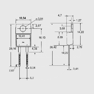 DSS10-0045B Schottky 45V 10A TO220AC TO220AC