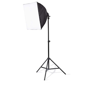 N-KN-STUDIO80N Photo Studio-lyssæt | 2 x 70 W | 5500 K | 180 cm høj | Foldbar