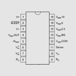 INA121P Instr-Amp G:1-10000 &gt;96dB DIP8 INA125_