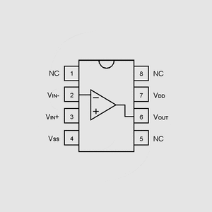 MCP6021-I/SN Op-Amp RtoR 10MHz 7,0V/us SO8 MCP6_1-I/P, MCP6_1-I/SN