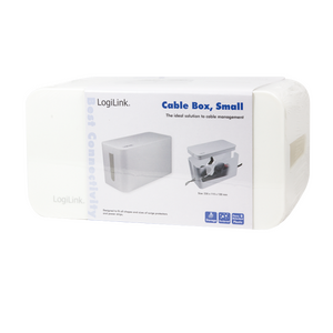 KAB0061 Cable box, 235 x 115 x 120 mm, white