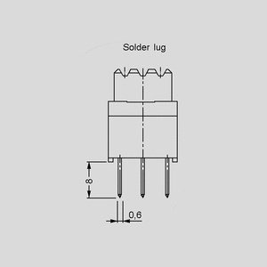 FL32F-L Female D+Z 32-Pole Solder Lug Type of Connection
