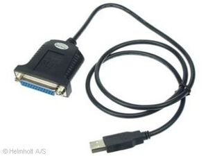 W93317 USB  til Parallel Dsub25 hun (0,8m)