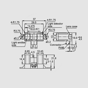 GP2Y0A02YK0F-KIT Dist. Sensor 5V 200-1500mm + Cable GP2Y0A02YK_