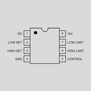 TC623CVOA Temp. Switch 2xTrip-Point -40/+125&deg;C +-3 TC620_, TC623_