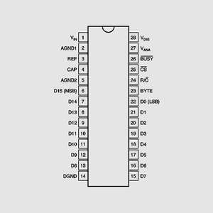 ADS7862Y 12bit ADC 2x2Ch 500kHz Sim. Sampl TQFP32 ADS7805P