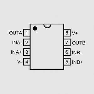 MAX418ESD+ 4xOp-Amp SingS 8,0kHz 5,0V/ms SO14 MAX407CSA+