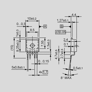 ISP452 High-Side Sw. 40V &gt;0,7A SOT223 D2Pak-5