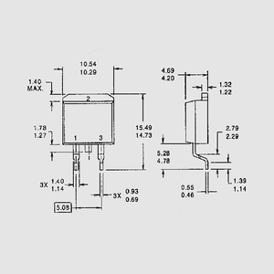 ISP452 High-Side Sw. 40V &gt;0,7A SOT223 D2Pak