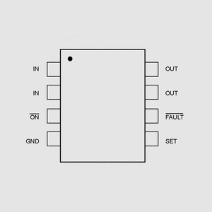 MAX893LESA+ High-Side Sw. 1,2A -40/+85&deg;C SO8 MAX891LEUA+, MAX892LEUA+