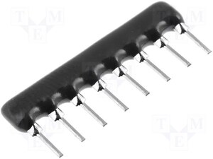 RN08PK002,2 SIL-Resistor 7R/8P 2,2K