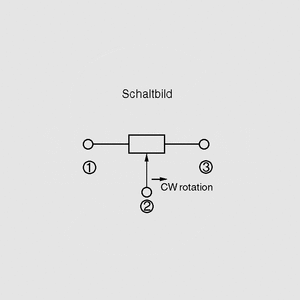 FT63ESK001 Trimmer Side Adjust P5/2,5 1K Circuit Diagram