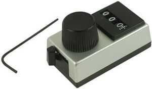 15A11B10 Dial, 10Turn, 25,4mm, for 6,3mm aksel Rectangular