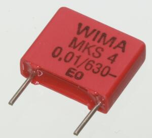 MKS4N010K630-7 MKT Capacitor 10nF 630V 10% P7,5 MKT Capacitor 10nF 630V 10% P7,5