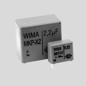 MKPX2U1,0K275-27 MKP Capacitor 1,0uF 275V P27,5