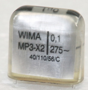 MP3X2N100M275-15 MP Capacitor 100nF 275V P15
