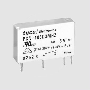 PCN105D3MHZ Relay SPST 5V 3A 208R