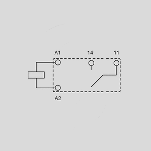 RE300-5 Relay SPST-NO 6A 5V 125R RE030005 Circuit Diagram