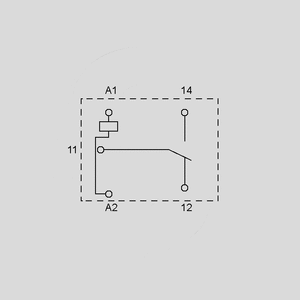 F36119-003A Relay SPDT 10A 3V 25R 36.11.9.003.4011 Circuit Diagram