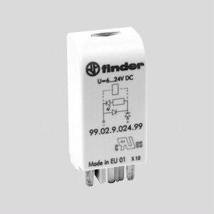 F9752 DIN Rail Socket for Series 46 FM99029DL-24, FM99020DV-_