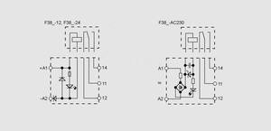 F09364 Plastic marker tags for F3851 relay F3851-_