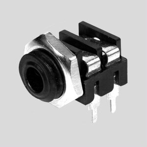 CL1384 Mono-Jack hun 3,5mm. m. BRYDE-kontakter S6BB-PC