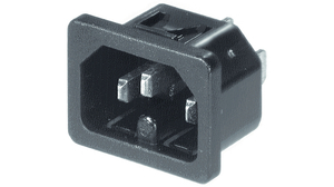 6110.4325 Flush-type device plug C16 Snap-in