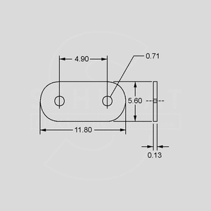 GS5-HC49U Mylar Wafer for HC49U GS5-HC49U