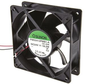 PMD2412PMB1A Fan 24V 120x38 B 322,7m³/h 54dBA