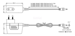 GS12E07-P1J SPS Plug-in 12W 7,5V/1,6A