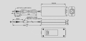 PSA65U150 SPS Desktop 60W 15V/4,0A PSA65U_