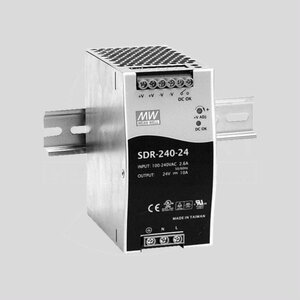 SDR-240-24 SPS DIN-Rail 240W 24V/10A
