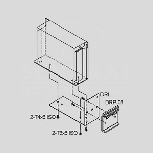 DRP-02 DIN-Rails Retaining Clip Alu DRL_ With DRP-03