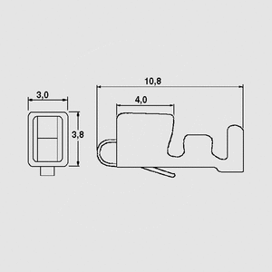 NSK396M-0 Crimp Contact for NSG396M_ 579 serie NSK39-0