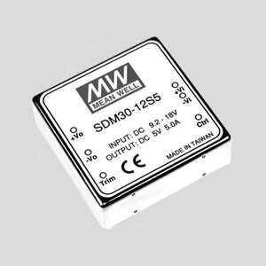 SDM30-12S12 DC/DC-Conv 9-18V:+12V/2,1A 25W