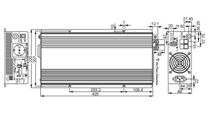 TN-1500-248B DC/AC-Conv 48V/230V 1500W REN SINUS / SOLAR / UPS