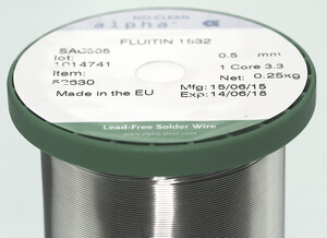 FLUITIN1532-52630 Loddetin Blyfri 1532 3,3% 0,50mm 250g