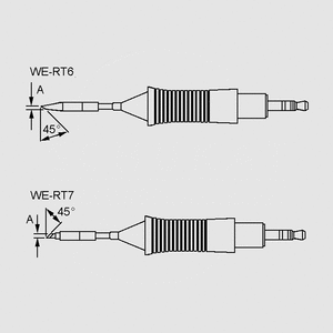WE-RT1 Needle Tip WE-RT6, WE-RT7