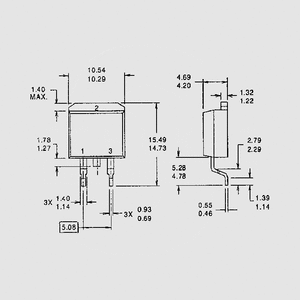 IRFZ44ZSPBF N-Ch 55V 51A 80W 0,0139R D&sup2;Pak D