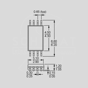 TSM6866SDCA 2xN-Ch 20V 6A 1,6W 0,03R TSSOP8 TSSOP8