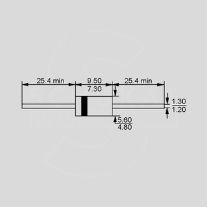 BY550-400 Si-Rectifier 400V 5A DO201AD DO201AD