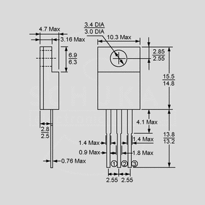 MBRF20H200CT Schottky 200V 20A(2x10) ITO220AB ITO220AB