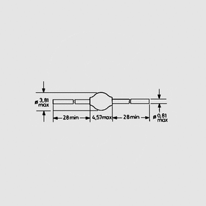 BYT52M Avalanche Diode 1000V 1,4A SOD57 SOD57