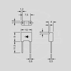 DSA35-16A Avalanche Diode 1600V 49A DO203AB FP-Case